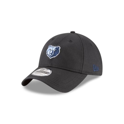 Memphis Grizzlies Gorra | New Era NBA Waxed Canvas 9twenty Adjustable Cap Mexico - Negros